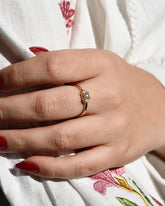 Lara Ring - Dark Gray Diamond